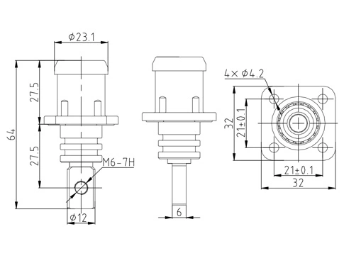 Die Details des ESC-HP200 Steck verbinders