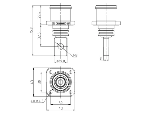 Die Details des ESC-HP400 Steck verbinders