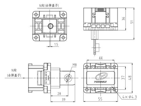 Die Details des ESC-TB250 Steck verbinders