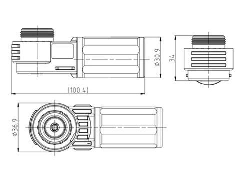 Die Details des ESC-HP400 Steck verbinders