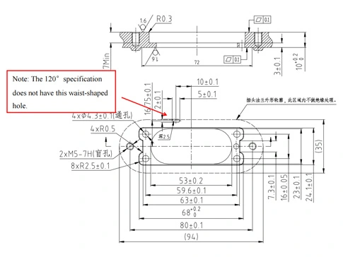 Die Details der Metall-Shell-Connector-1033A