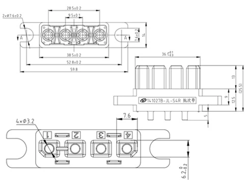 Die Details des 141027B-JL-S4R Behälters