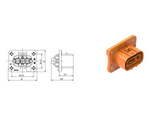 Die Details der elektrischen Steck verbinder YGEV2-3pin Serie