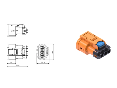 Die Details der elektrischen Steck verbinder YGEV2-3pin Serie