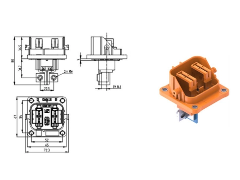 Die Details der elektrischen Steck verbinder der Serie YGEV5