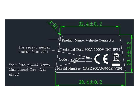 Die Details der DC-Fahrzeug Connector-CCS2(300A)