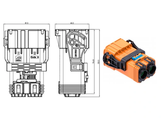 Die Details der elektrischen Steck verbinder YGEV6-2pin Serie