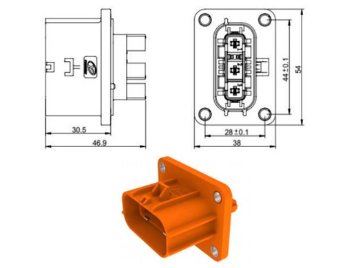 Die Details der elektrischen Steck verbinder der Serie YGC1017